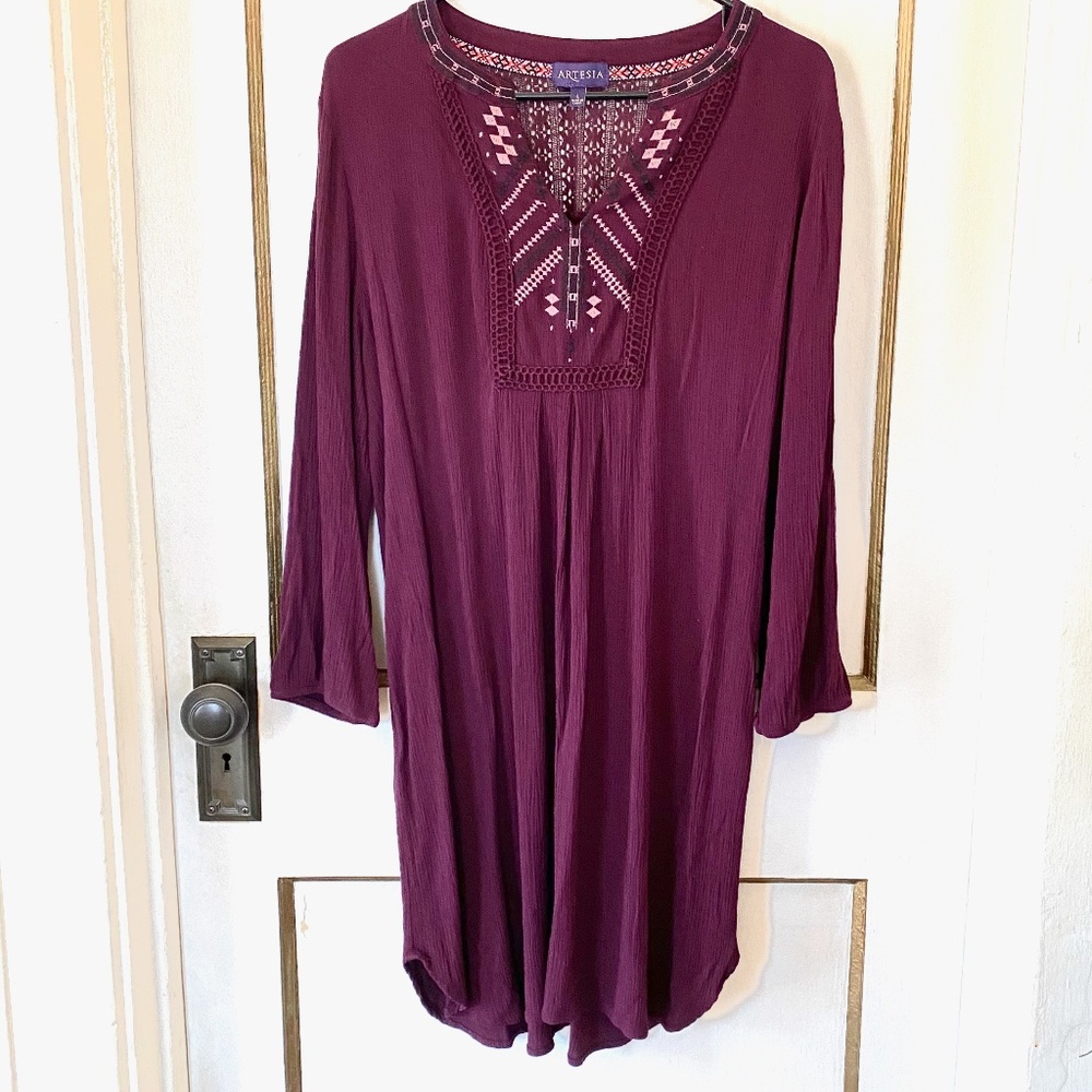Boho Embroidered Tunic